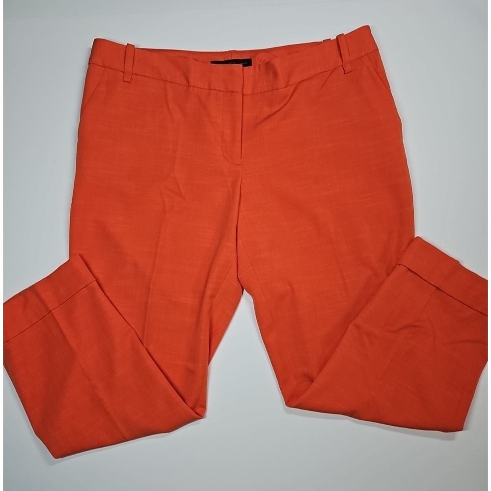 The Limited‎ Women's Orange Cropped Mid-Rise Ankle Pants Size 12